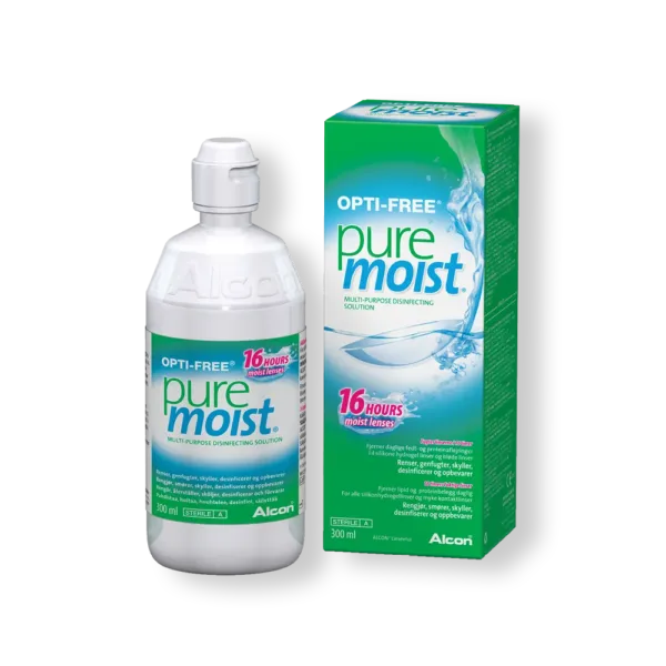 Opti-Free Pure Moist linsevæske 300 ml
