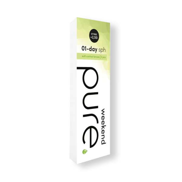 Pure Weekend kontaktlinser fra Alliance Optikk